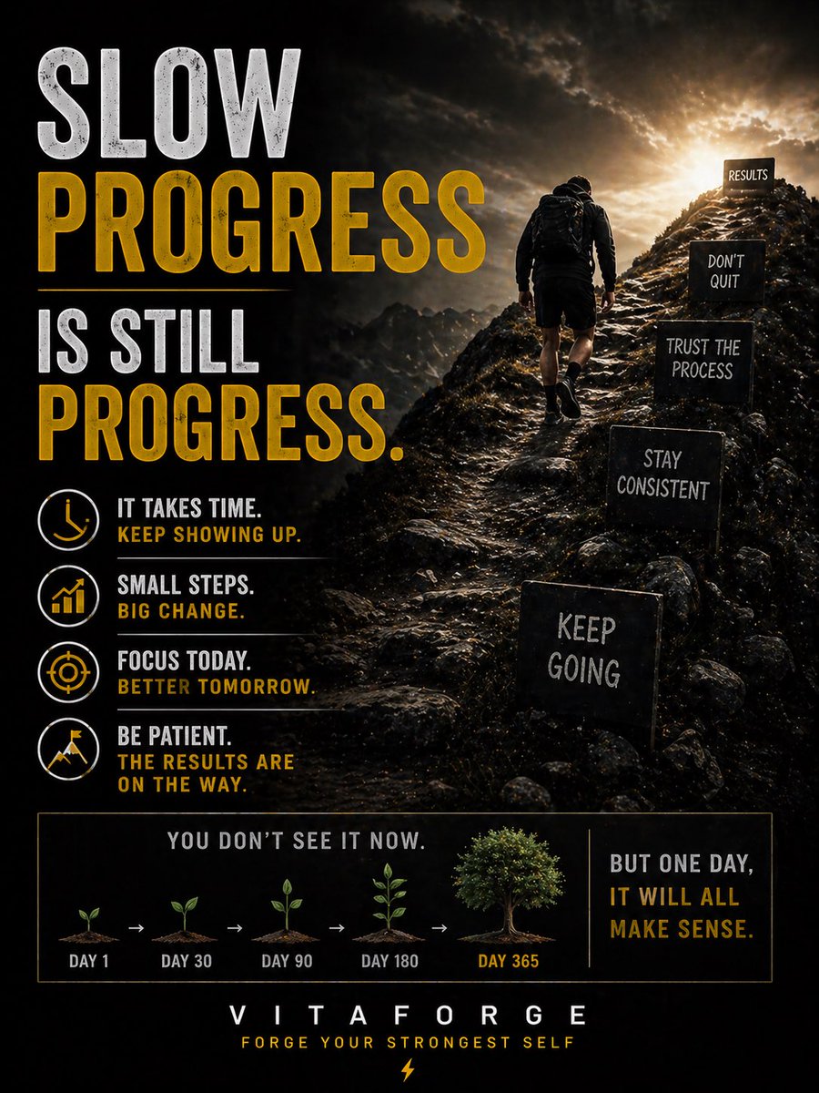 vitaforgeapp's tweet image. Slow progress…

Is still progress.

Keep going.

Forge Your Strongest Self ⚡

vitaforge.app

#fitness #consistency #discipline #mindset #progress #gym #selfimprovement