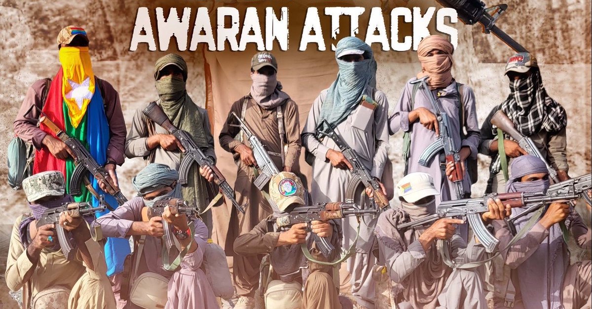 AhsanJunaidAJ's tweet image. Yesterday in Awaran’s Tirtij area, armed militants launched a heavy weapons attack on a military camp, while security personnel assigned to protect a forces convoy were also targeted. Sources report casualties and material losses in the assaults.
#Balochistan #Awaran #pakistan