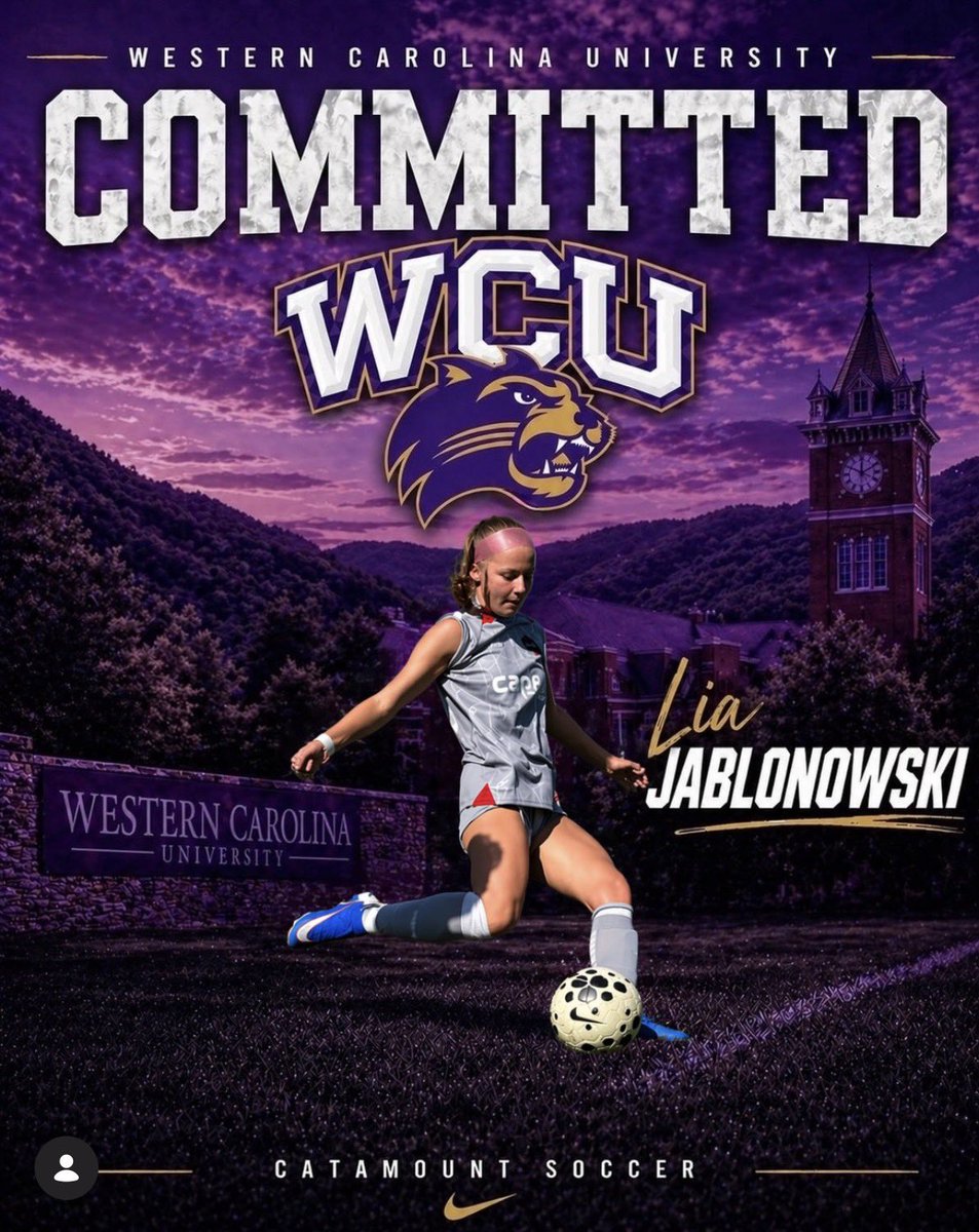 ADRobinson3's tweet photo. Per her Instagram: @WTHS_Sports junior / @HEXFC23 midfielder @LiaJablonowski has committed to Western Carolina University
Jablonowski was a second team All-SOL Freedom selection in the fall
Strong technical player with a superb long-range shot
@ReporterSports @SOLsports https://t.co/siJ8FWJ7pp