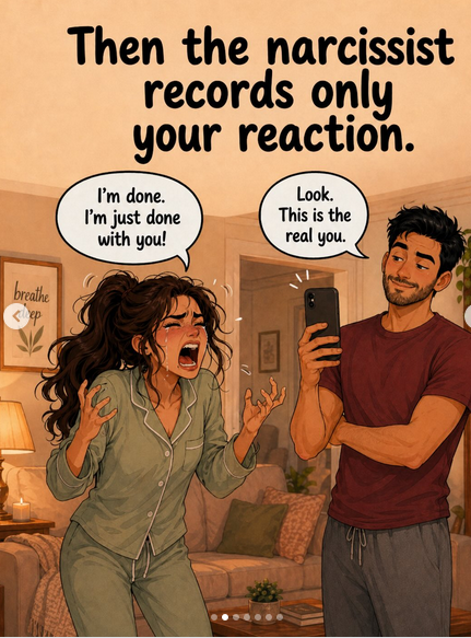 NarcissistBox's tweet image. #reactiveabuse #narcissists #gaslighting