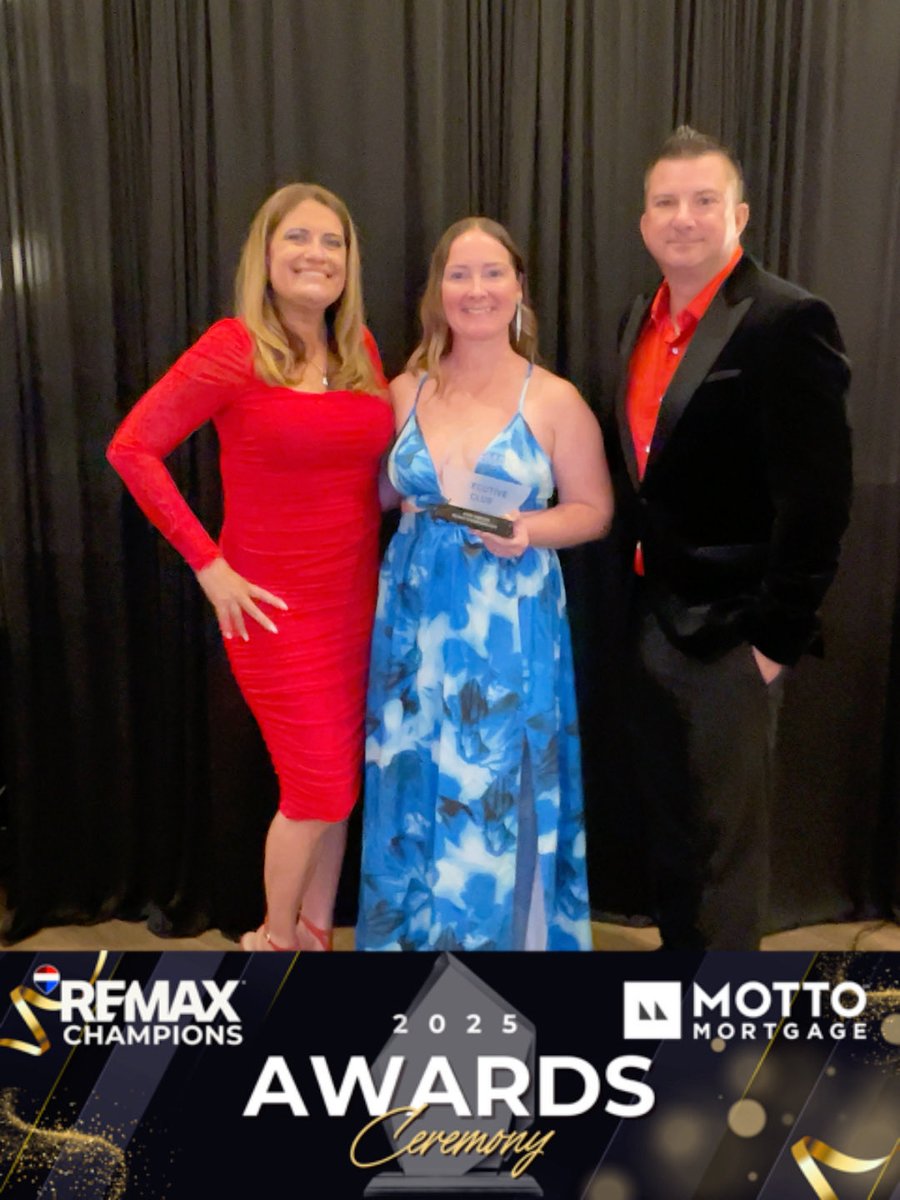 Jamieismyagent's tweet photo. RE/MAX Champions 2025 Awards Celebration🏆✨I achieved the Executive Club Award! On top of that, I was also named Champion of the Month for March 2026! 🙌

Honored is an understatement!🥰

#jamiegibbonsrealtor #remaxchampions #awards #remax #thankyouforyoursupport #blessed https://t.co/DLyCer7EXi