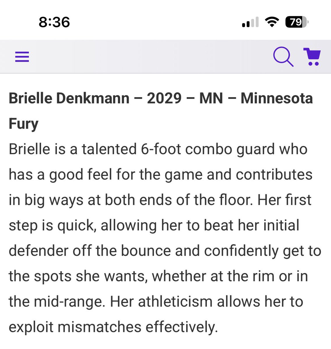 BrielleDenkmann's tweet photo. Thank you @JrAllStar for recognizing me as a @UANextGHoops Session 1 standout!  Can’t wait for Session 2 🩵💛

@MinnesotaFury @EricJrAllStar @JrAllStarMN https://t.co/oTDF7Wb8t1
