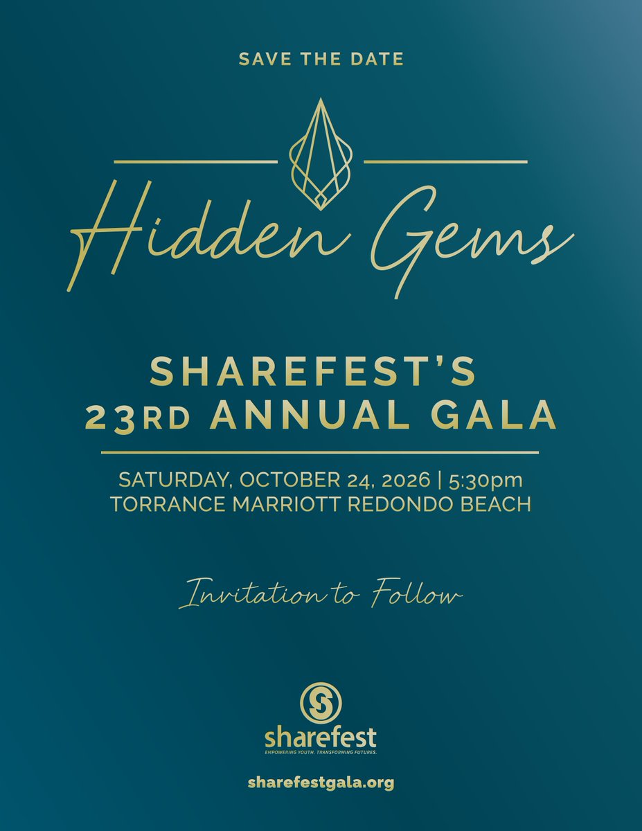 Sharefestinc's tweet photo. When potential meets opportunity, hidden gems emerge. ✨ Join us Oct 24, 2026 for Sharefest’s 23rd Annual Hidden Gems Gala. #Sharefest https://t.co/ebYDkz6QxY