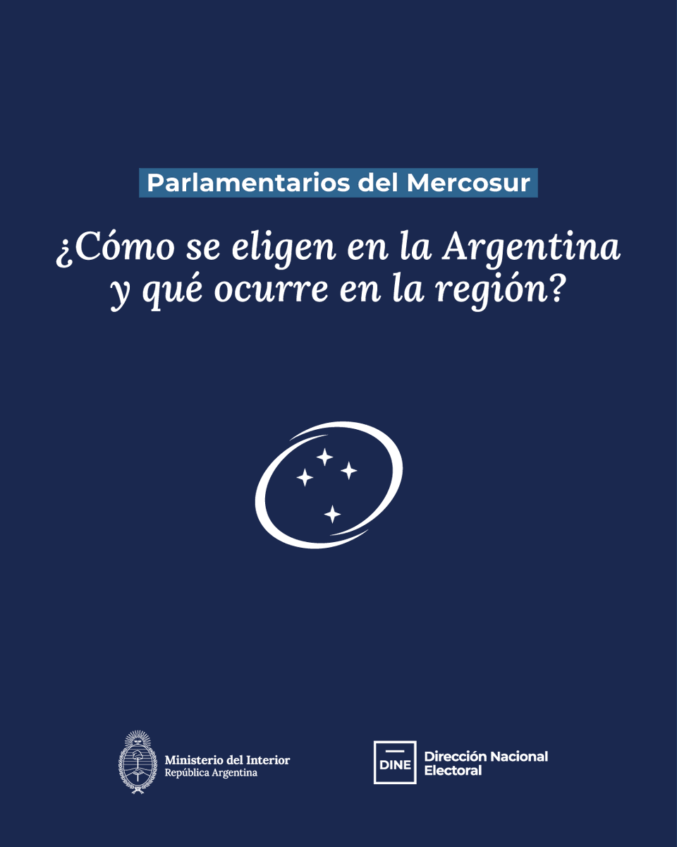 InfoDINE's tweet photo. 🗳️ Analizamos la Ley de Reforma Electoral Integral.
Hoy: Parlamentarios del Mercosur.

El proyecto propone modificar el modo de elección de los representantes argentinos ante el Parlamento del Mercosur, en línea con los criterios utilizados por los demás países del bloque. https://t.co/shp1169zex