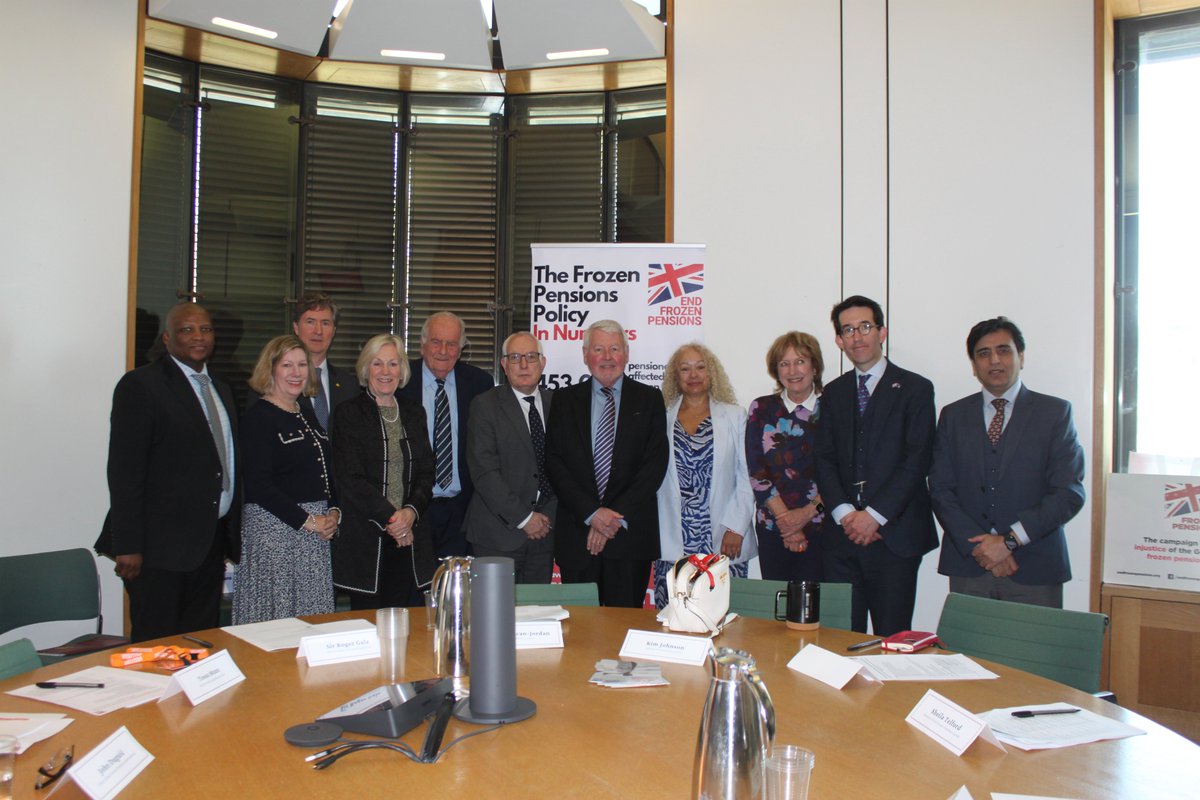 Diplomats from Australia, Canada, South Africa, the Falkland Islands, and Pakistan, and UK MPs, convened last week in Westminster to discuss ways to address the unjust UK Frozen Pensions policy impacting 40% of overseas pensioners.  A highly productive meeting <a href="/Keir_Starmer/">Keir Starmer</a> !