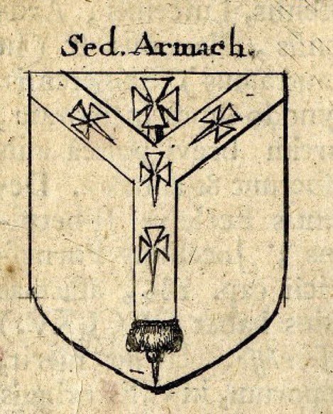 's tweet image. 30 Apr 1399: John Swayne receives a dispensation from the canonical disabilities arising from illegitimacy #otd from Boniface IX. On 10 Jan 1418, Pope Martin V would provide him to the Archbishopric of #Armagh (BM)