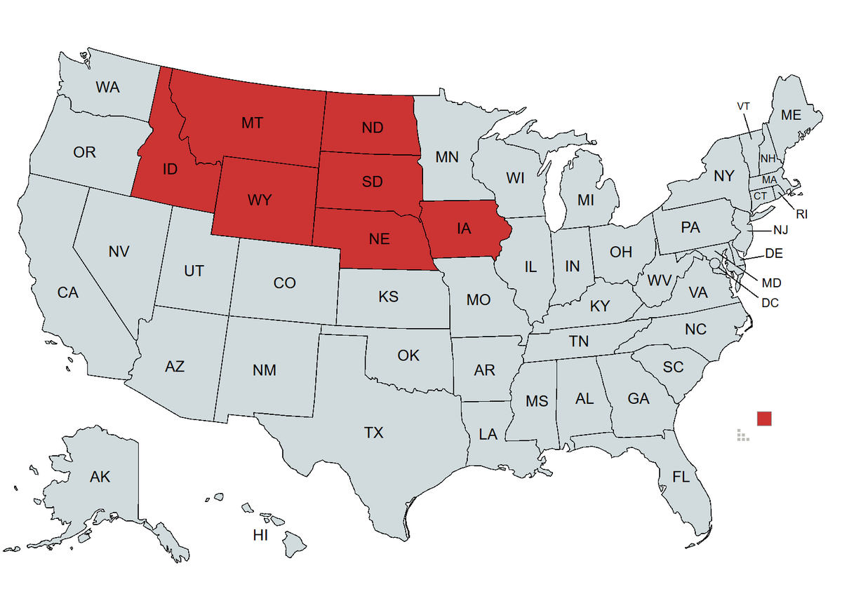 DayTraderBob1's tweet photo. @tedcruz Compared to the Upper Great Plains/Mountain West, where the districts are... 100% Republican, with around the same population https://t.co/okSGZzHpia