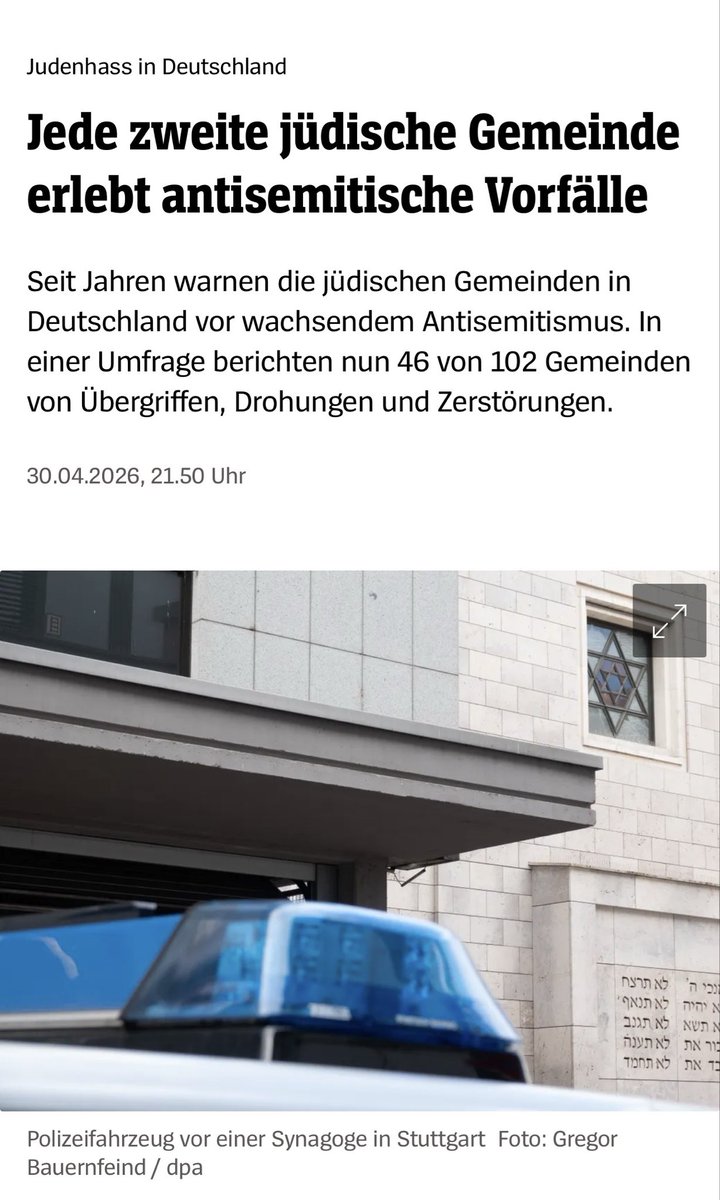 KonstantinNotz's tweet image. Jüdische Gemeinde in 🇩🇪 erleben eine Welle des #Antisemitismus. Egal wie empört man über die Netanyahu-Regierung man sein mag, sich deswegen gegen Jüdische Menschen und Jüdisches Leben in Deutschland zu wenden ist ekelhaft, inakzeptabel und muss scharf verfolgt werden.