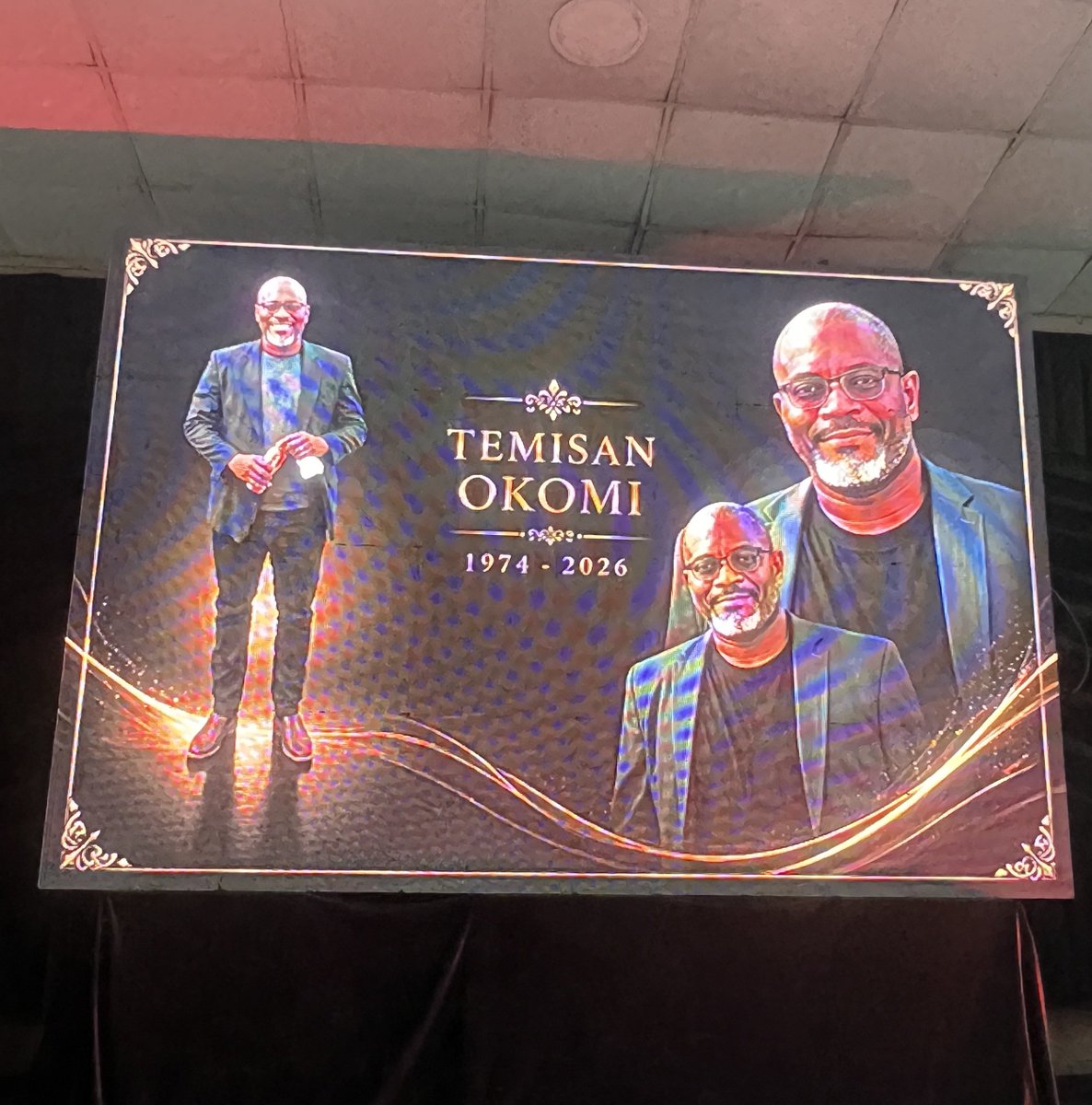 Today was tough, but we'll delight in the memories of our dear Temisan Okomi, an absolutely incredible human who lived such a full life, accommodating and touching everyone in his path.