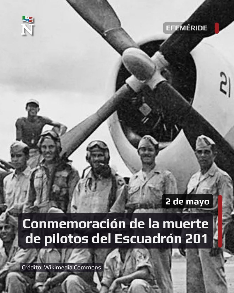 ElMananaOnline's tweet image. 🟥 #Efemérides | 2 de mayo: Conmemoración de la muerte de pilotos del Escuadrón 201

📆 El Escuadrón 201, un grupo selecto de élite, también conocido como "Águilas Aztecas", fue enviado a luchar en 1945 contra las fuerzas japonesas en las islas Luzón y Formosa.