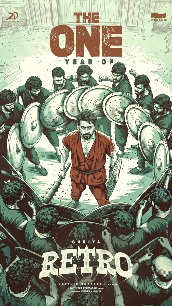 Ranjith_Offl_'s tweet image. #TheOne year of #Retro 🔥📈

@Suriya_offl @karthiksubbaraj 
@2D_ENTPVTLTD @rajsekarpandian @Music_Santhosh @hegdepooja @stonebenchers 

#OneYearOfRetro #1YearOfRetro