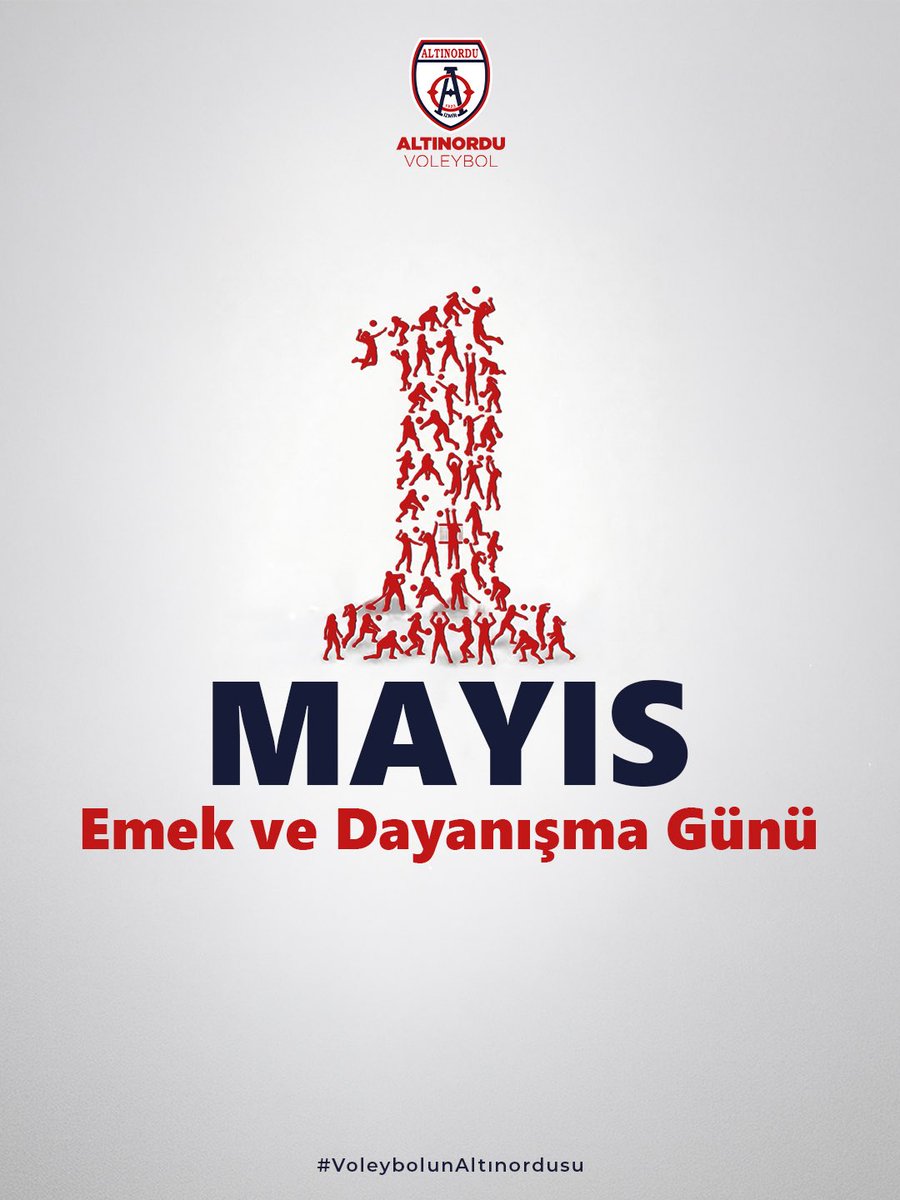 Birliğin, emeğin ve dayanışmanın günü olan 1 Mayıs Emek ve Dayanışma Günü kutlu olsun. 🔴🔵

#AltınorduVoleybol
#VoleybolunAltınordusu