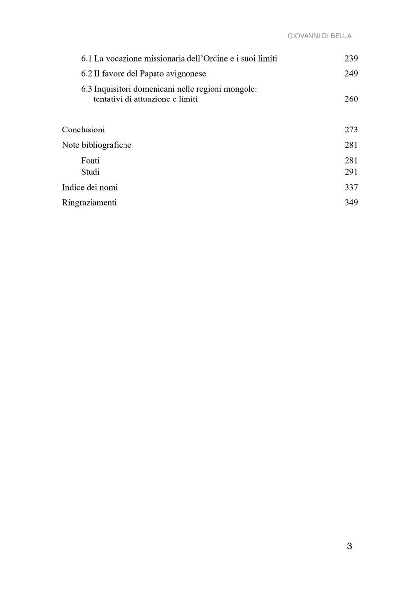 GiovanniDiBell9's tweet photo. G. Di Bella, Il Papato, i Mendicanti, i Mongoli. L’Asia e l’universalismo pontificio tra XIV e inizio XV secolo, Firenze University Press, Firenze 2026 https://t.co/AbutFsDNmU