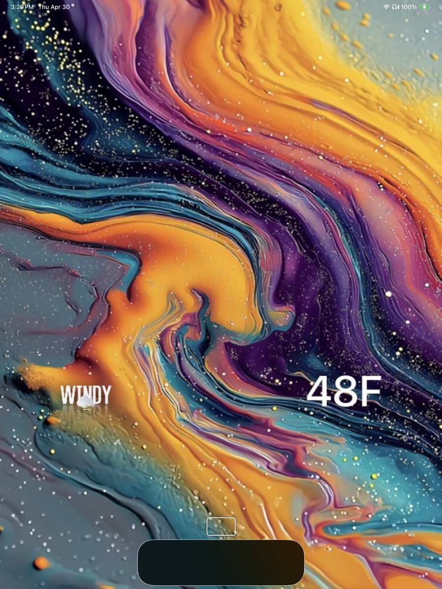 austynjohnson26's tweet image. Custom #wallboard 🌧️🫧

Inspired by Fav Weather by @daddykool666  
Wall: Gloopy, painted texture wallpapers for iPhone by @wallsbyjfl shared by @iDownloadBlog 

Simple and calm with the live weather widget.

Hope it brings some calm ✨