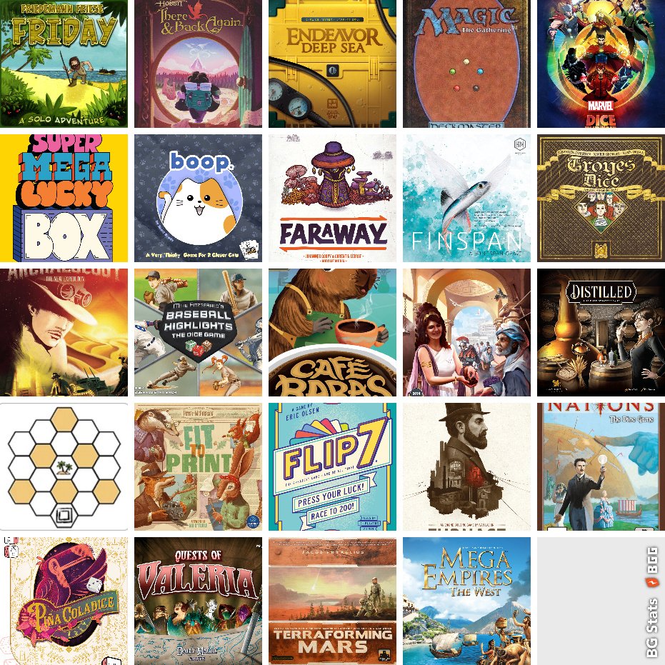BoardGameMike's tweet image. My IRL plays in April #bgstats