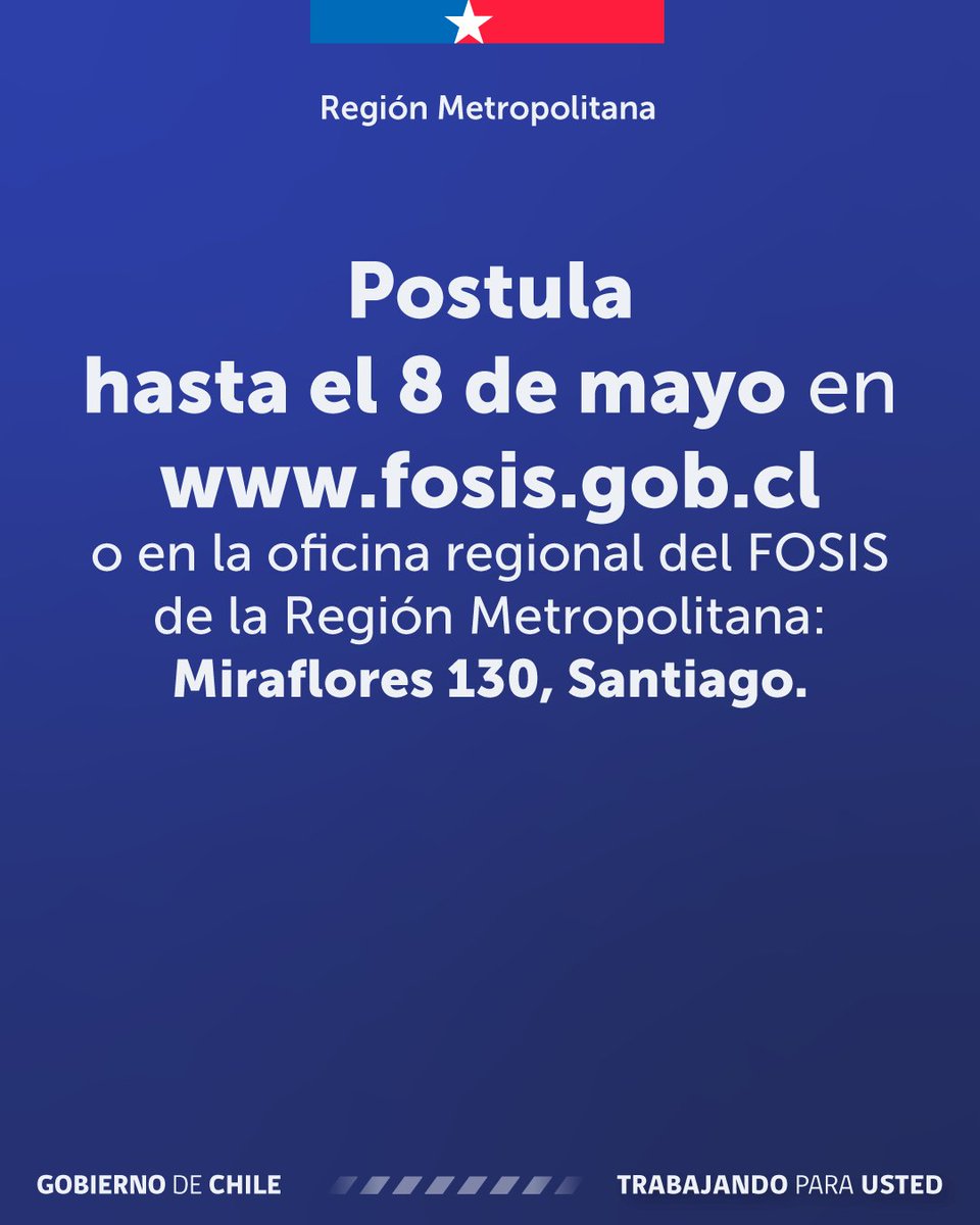 FOSIS_Metropolitano tweet media
