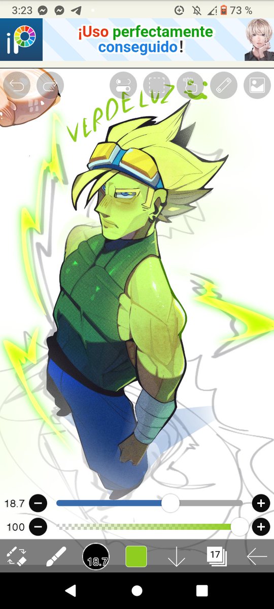 MysticNovas's tweet photo. Práctica humana si me hice un oc de dragón ball solo para una práctica 
 
Tambien probé una iluminación verde aver como quedaba https://t.co/oemHDDadRo
