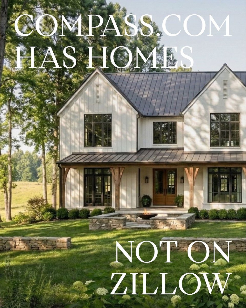 coture_info's tweet photo. Not every home you see on Compass is on Zillow. 👀

#CompassRealEstate #PrivateExclusives #NashvilleRealEstate #NashvilleHomes #CompassAgent #LuxuryHomesNashville #COTURE https://t.co/9nLS1UPFbA