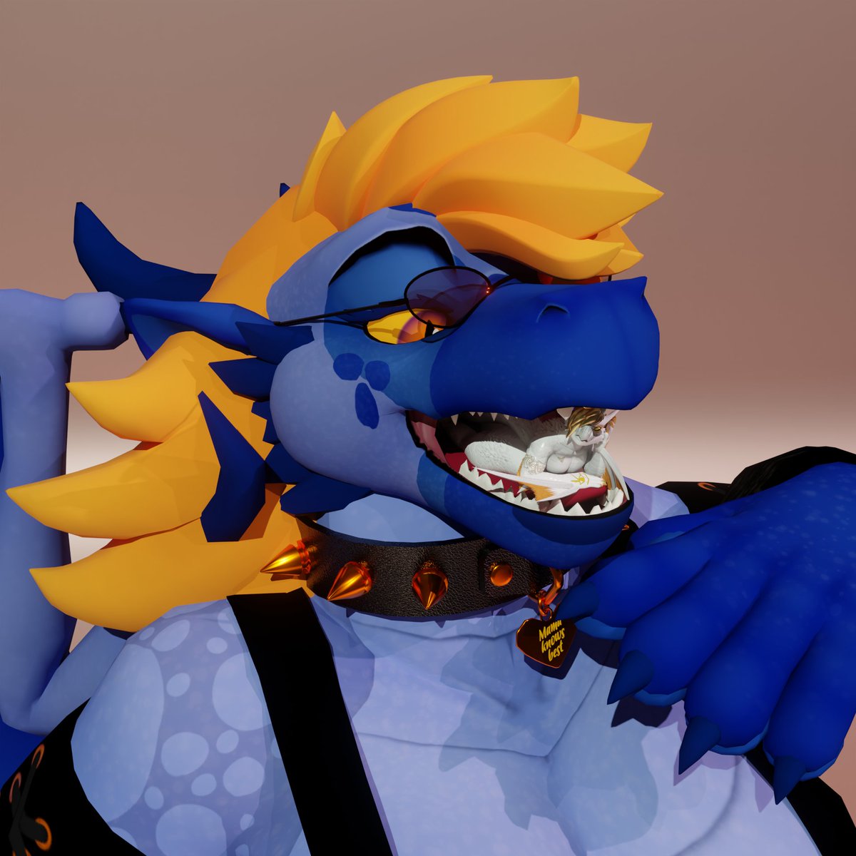 ThickMommaYeen's tweet photo. Just @SnackSizeCuga cuddling up with me...in his own special way ;3.

He's definitely a mouthful I'm willing to accommodate for...but no promises that he won't end up slipping down my throat~ https://t.co/XaYpd1Mw2X