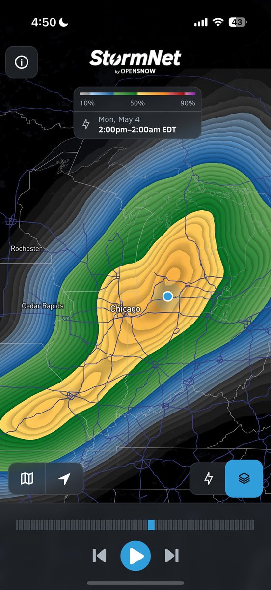Krslovemsmpg's tweet photo. StormNet is showing that we could get a severe weather event on May 4! #stormnet @MaxVelocityWX @StormNetWx @NWSSPC @AmazingDude29 https://t.co/AnZEbgQPsV