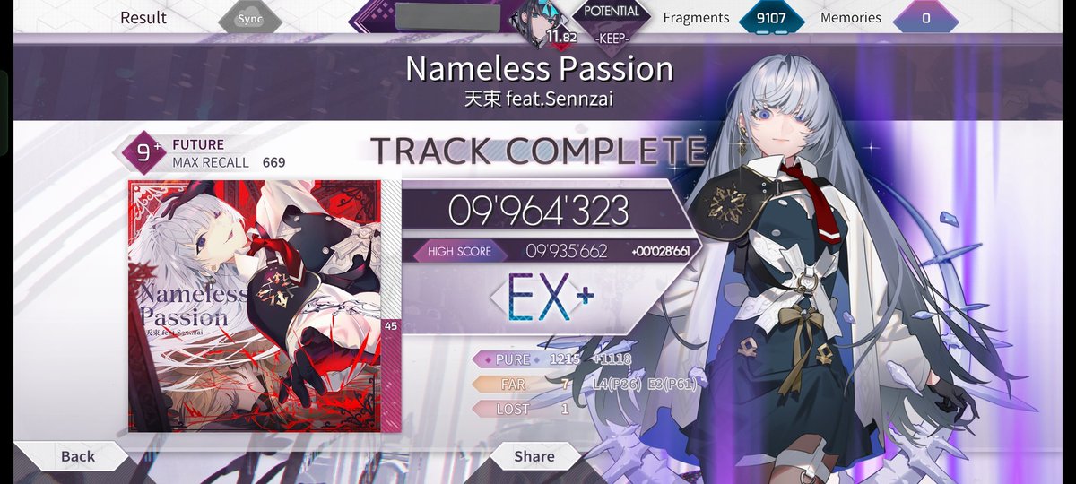 _Hanwul's tweet photo. Playing Arcaea again after not playing Arcaea :3
#arcaea https://t.co/tBYiIm9lPZ