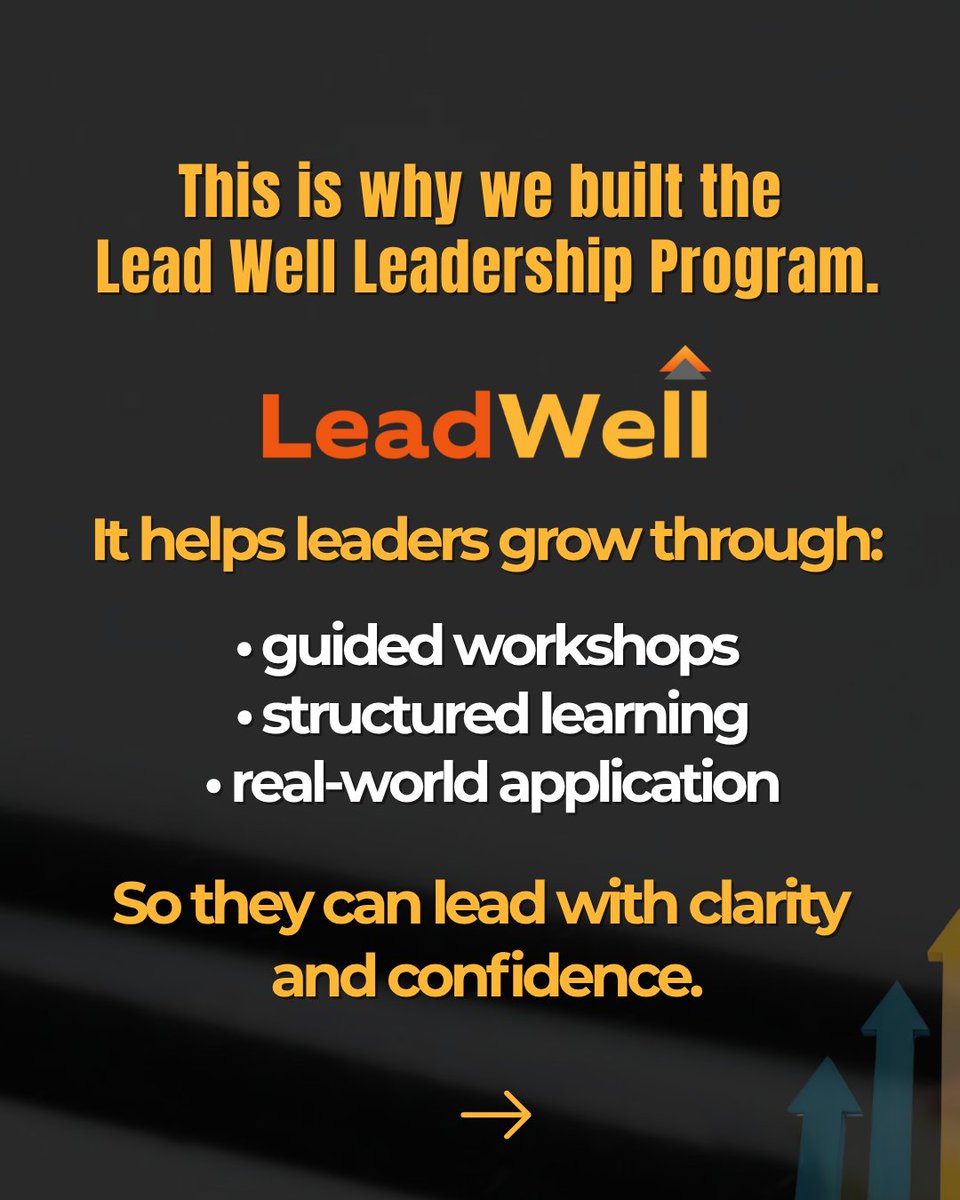 MarkBilton's tweet photo. You are leading the business, but you should not be carrying the leadership load alone.

The Lead Well Leadership Program helps develop leaders who make better decisions, build trust, and turn direction into action.

When your leaders grow, the business moves.

#leadershipdevelopment #leadwelllivewell