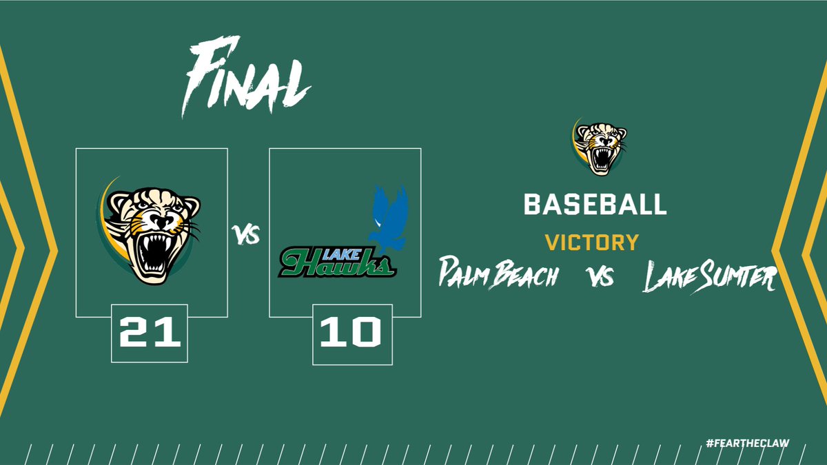 PBSCPanthers's tweet photo. Baseball explodes for 21 runs on 15 hits in Game 1.  The win advances the Panthers to the semi-final game tomorrow at 5pm vs Pasco/St. John winner https://t.co/KIE9nwWA8x