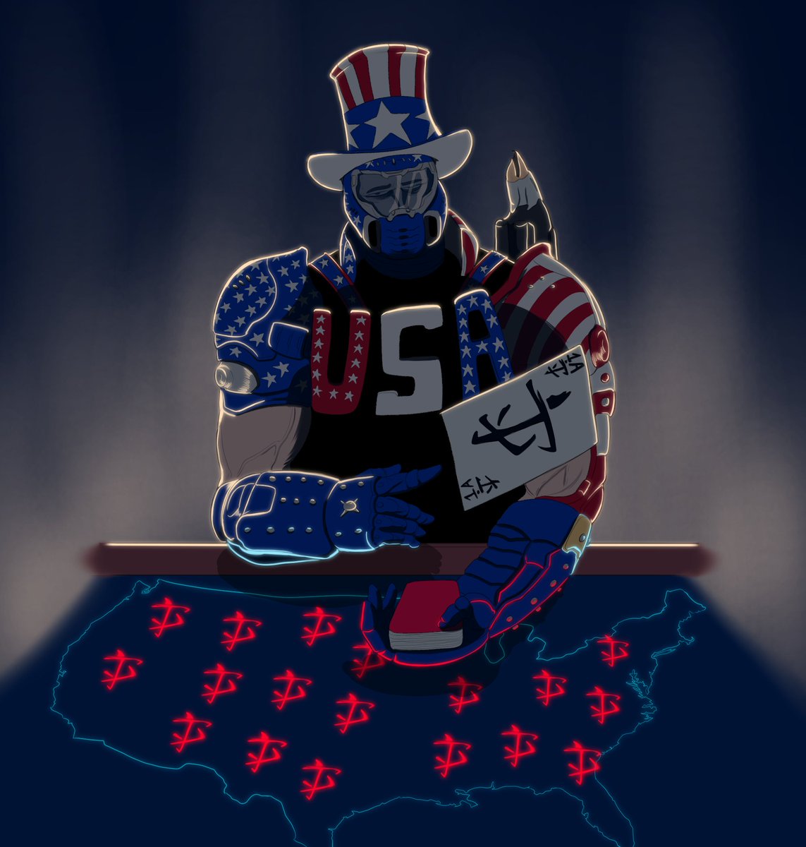 boomshootart's tweet image. Day 202 of posting my #DOOM art commissions

Veni. Vidi. Vici.

Patriotic Slayer art by @PraiseAltman111