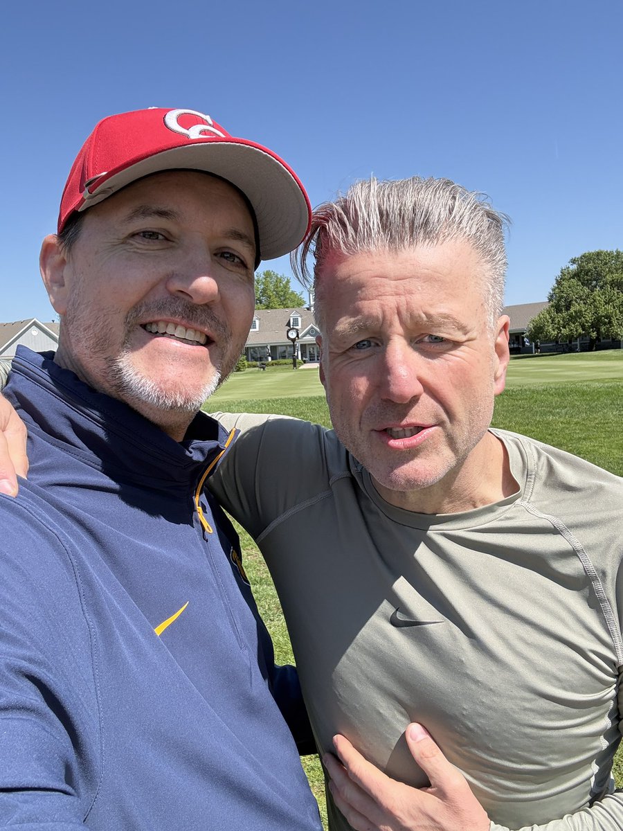 TheRealtorIndy's tweet photo. Great day at the golf outing. Couldn’t beat @JMV1070 at the shootout though. Good to see @jakequery @KBowen1070 https://t.co/csijSm9mvQ