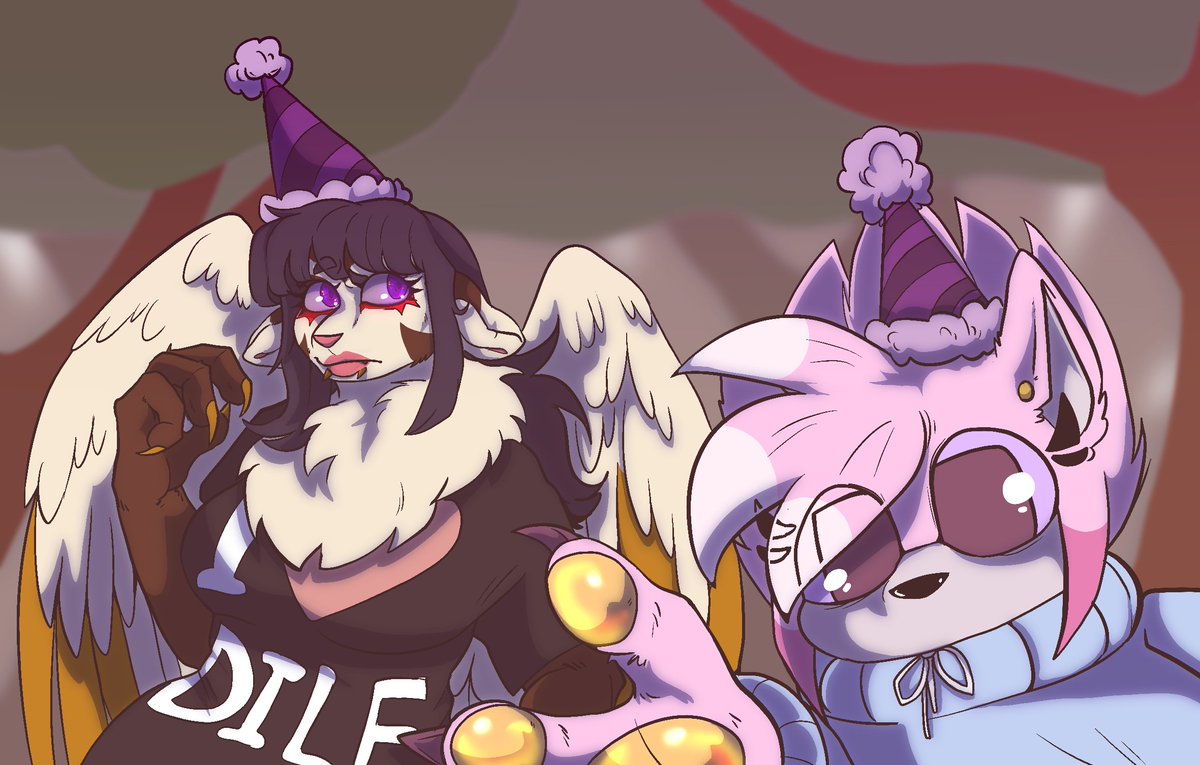 KittyBluevine's tweet photo. Drawing I did on my birthday. didn't post this for some reason but blug 

im not explaining anything https://t.co/RcUvJeyQtK