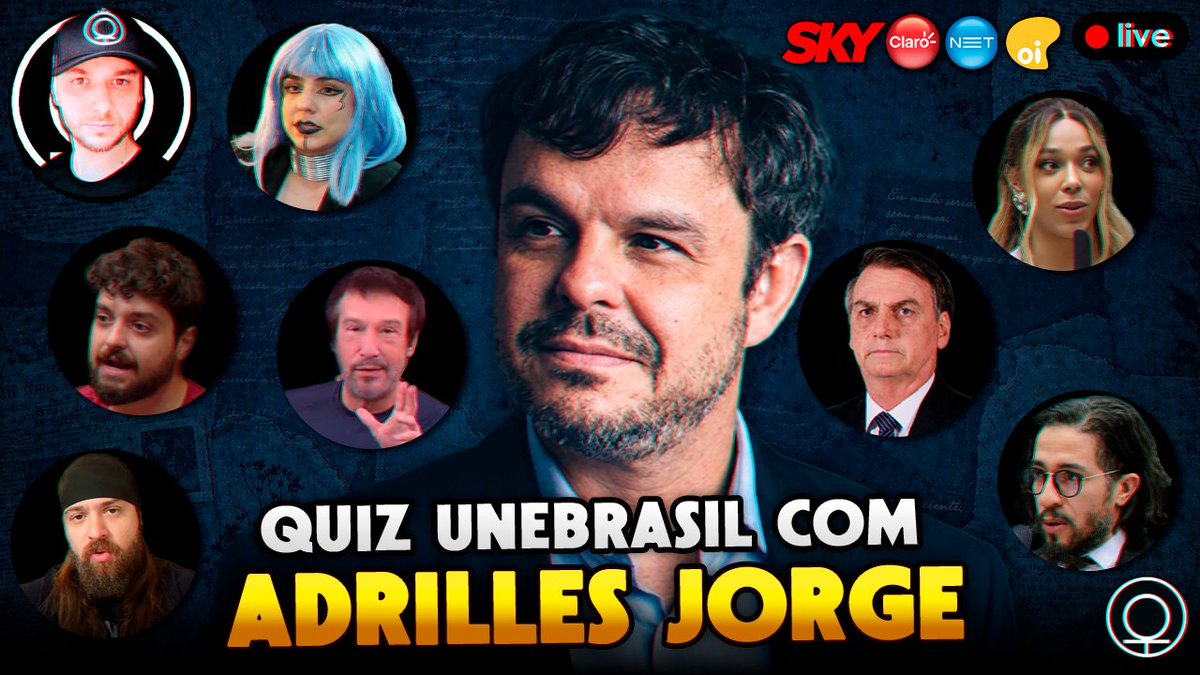 unebrasil's tweet photo. Adrilles Jorge - UNEBRASIL PODCAST #55 - https://t.co/vt6yCQ6Ii2 https://t.co/WFCUcx4hF8