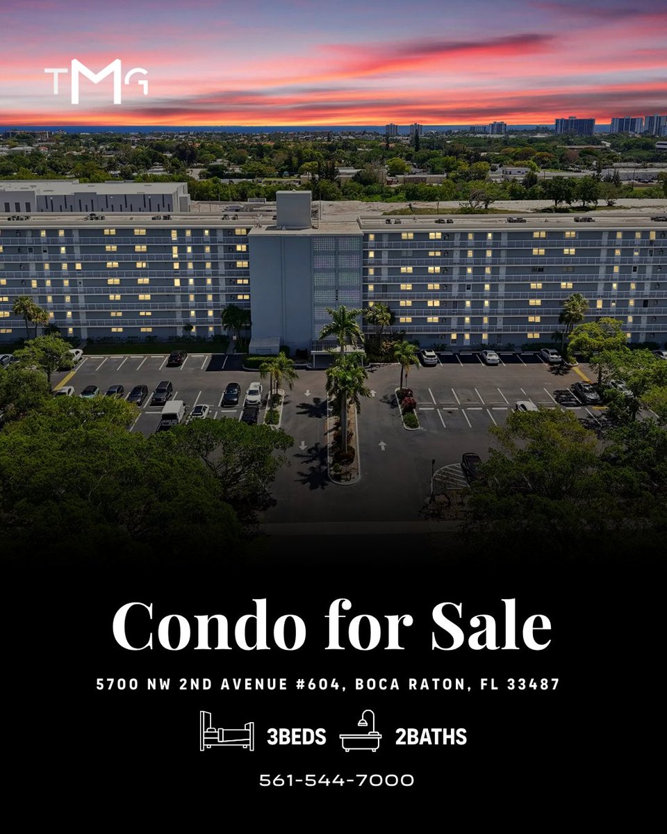 MastropieriGrp's tweet image. A 3-bed East Boca condo where the special assessment is already paid? Yeah, this one just hit the market. Two baths, hurricane impact glass throughout, and a screened balcony in the heart of Boca Teeca.

Comment TOUR 👇 or call 561-544-7000

 #BocaRaton #FloridaRealEstate