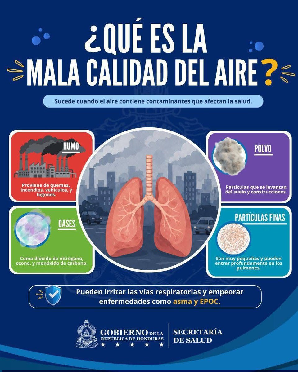 360unifiedtv's tweet image. #SabíasQue// Lo que no ves podría estar afectando tus pulmones hoy mismo? La mala calidad del aire es un enemigo invisible, pero conocerlo es el primer paso para protegerte.