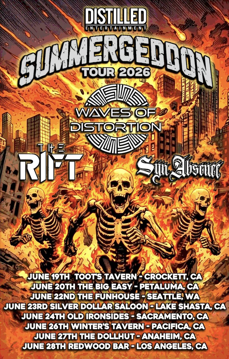 theriftmusic's tweet image. West coast we're hitting the road in June come on out for fun times and rockage \oo/ #summer #tour #concerts