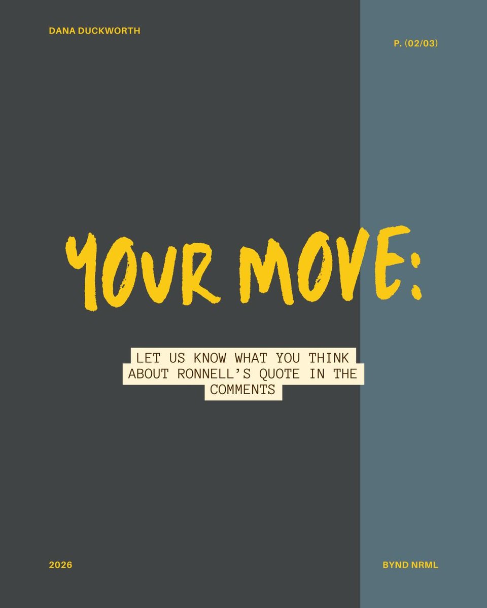 Beyond_Normal_'s tweet photo. “There’s nobody that can do it better than you right now, in this moment where you are.”
— Dana Duckworth

You don’t need to be ahead.
You just need to start where you are. https://t.co/B7UjhrRrGB