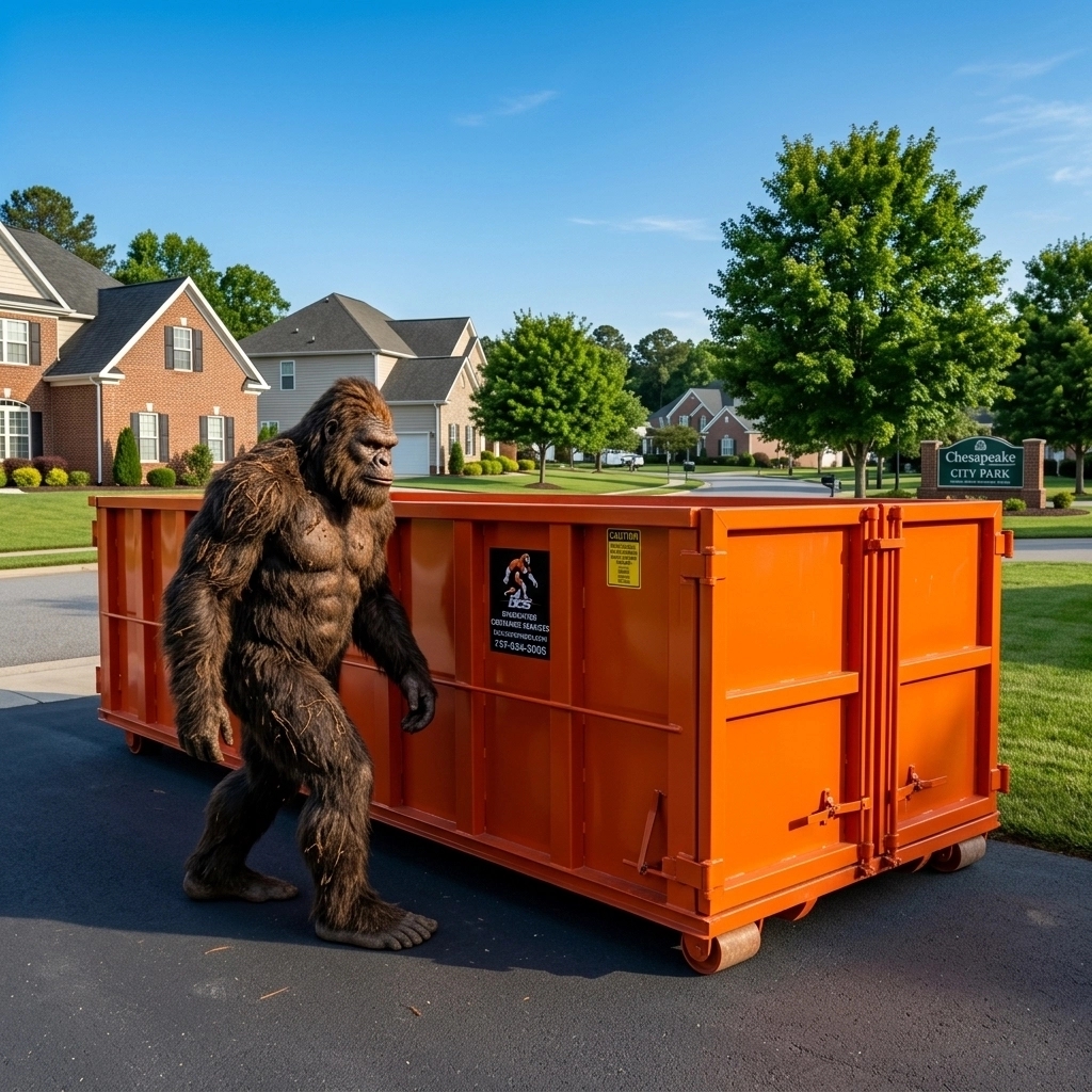 DCSCONTAINERS's tweet image. 👣 SQUATCH SIGHTING: CHESAPEAKE! 👣
Spotted admiring our Humpty Orange 20-yarders! 🍊 Walk-in doors make loading easy. 

Big launch May 1st, but 12-yarders are ready RIGHT NOW! 🚚💨

Ready to book? 
💻 dcscontainers.com
📞 757-634-3005
#757 #Chesapeake #CleanUp