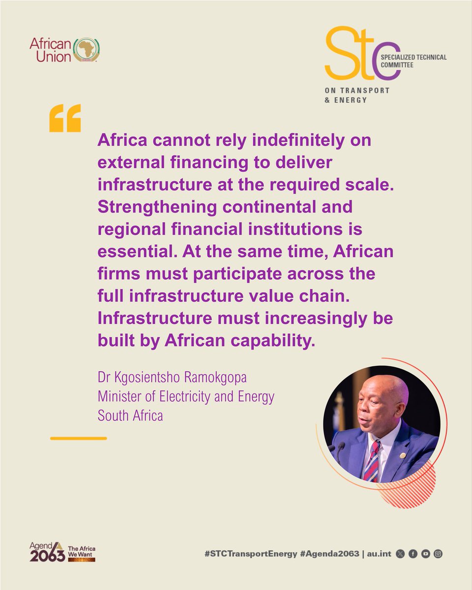 African Union | Infrastructure & Energy tweet media