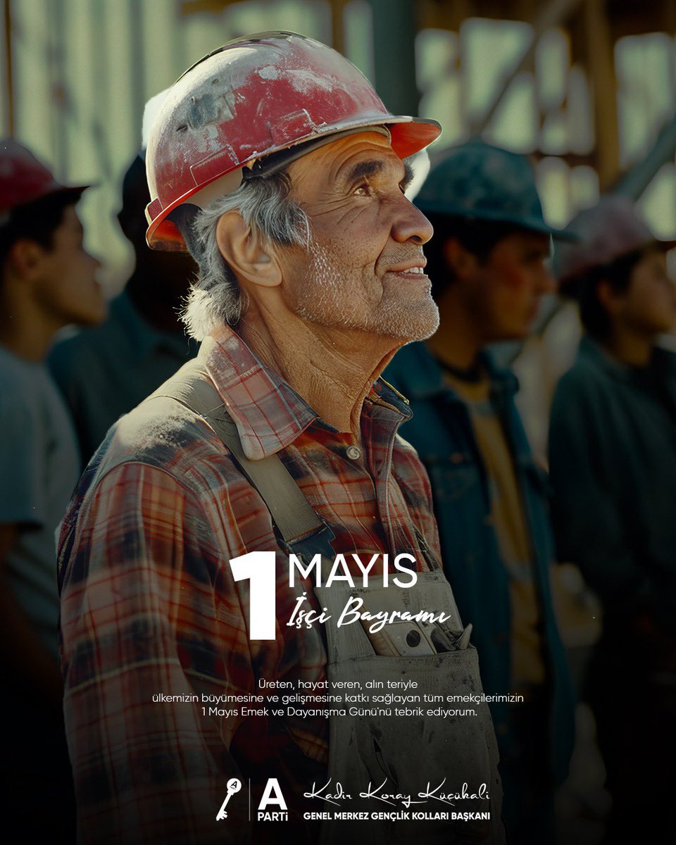 Üreten, emek veren tüm emekçilerimizin 1 Mayıs Emek ve Dayanışma Günü kutlu olsun. 
#1Mayıs