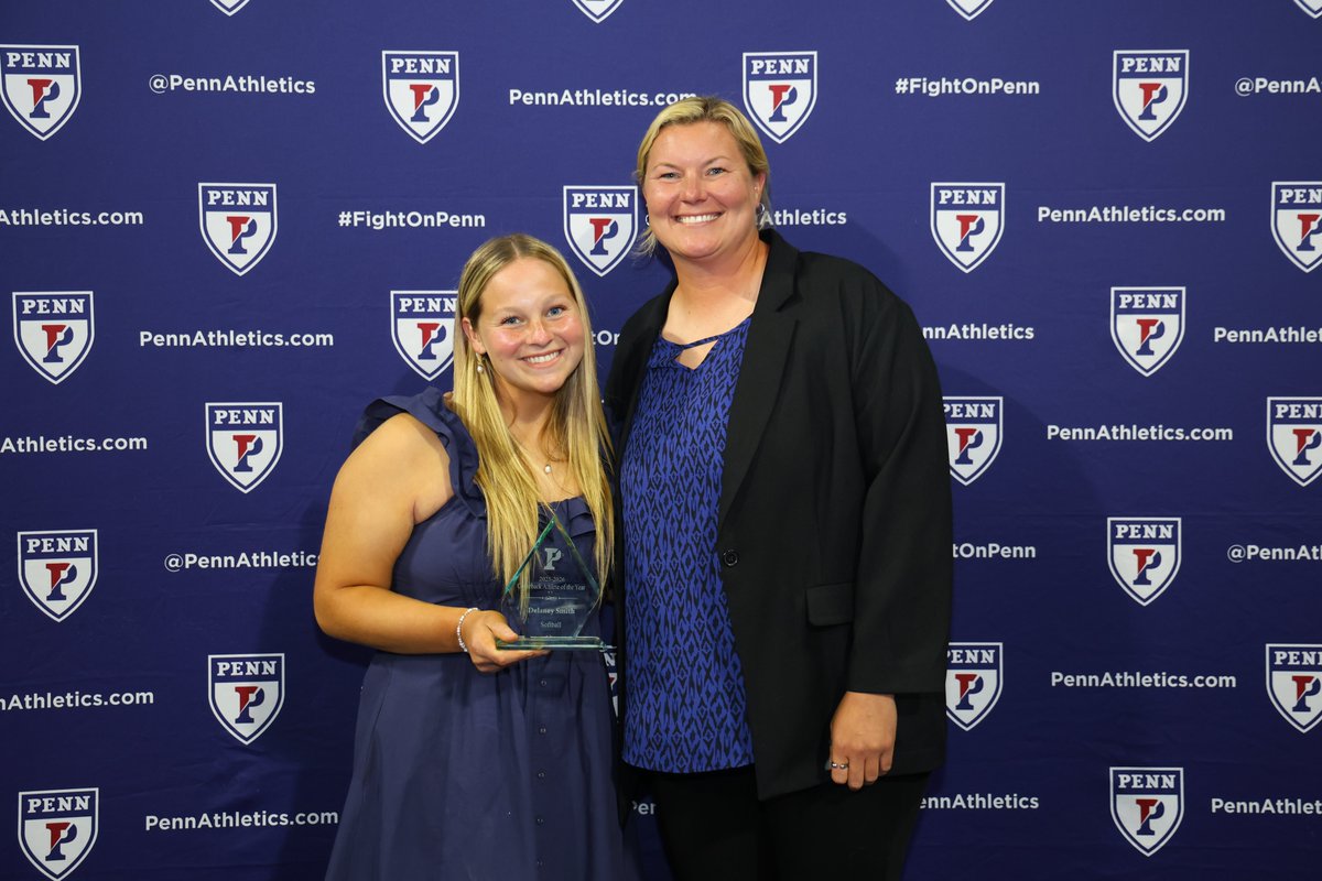 Penn_Softball's tweet photo. Inspiring and uplifting us every day ✨

Congratulations to Delaney Smith on being named Comeback Athlete of the Year at the Quaker Choice Awards!

#FightOnPenn🔴🔵 https://t.co/nzCS9OIAFp