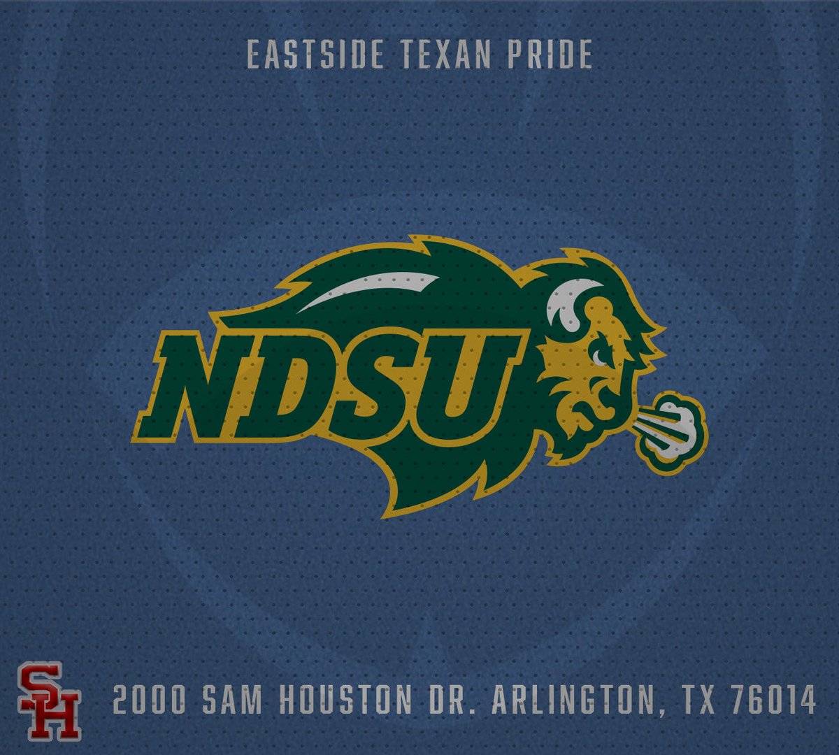 BigSamFB's tweet photo. S/O to @NDSUfootball and @CoachEAmoako for coming through and recruiting our guys!

#RecruitBigSam | #EastsideTexanPride https://t.co/IZiCo8Rq4C