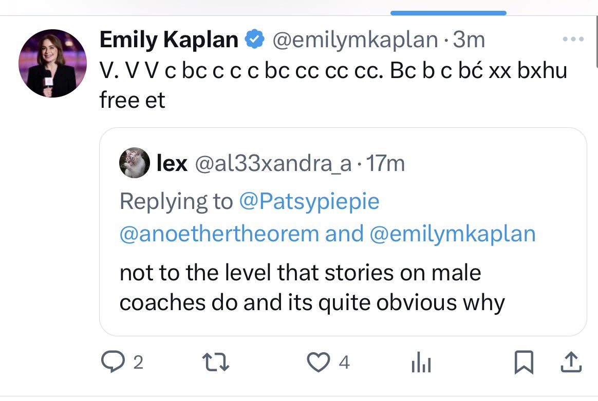 timdaily's tweet photo. @emilymkaplan ngl I thought this was an appropriate response https://t.co/t0sgZPiubV