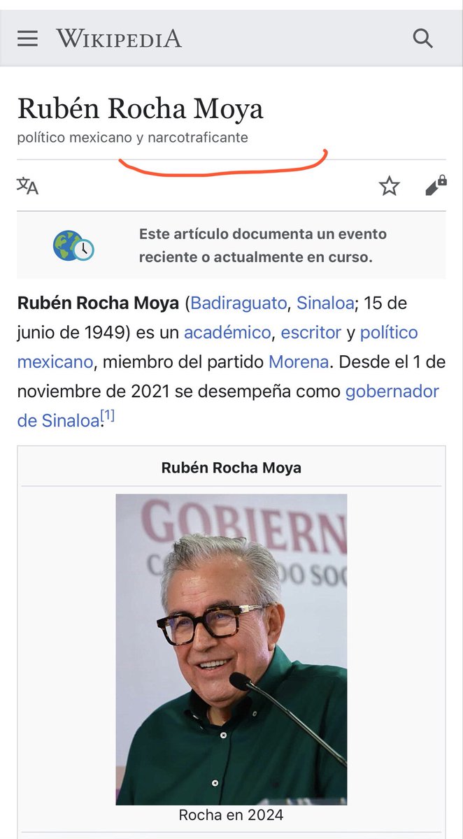 Wikipedia actualiza en segundos....que hermoso.