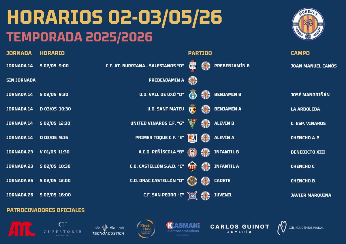 Club Moreres tweet media