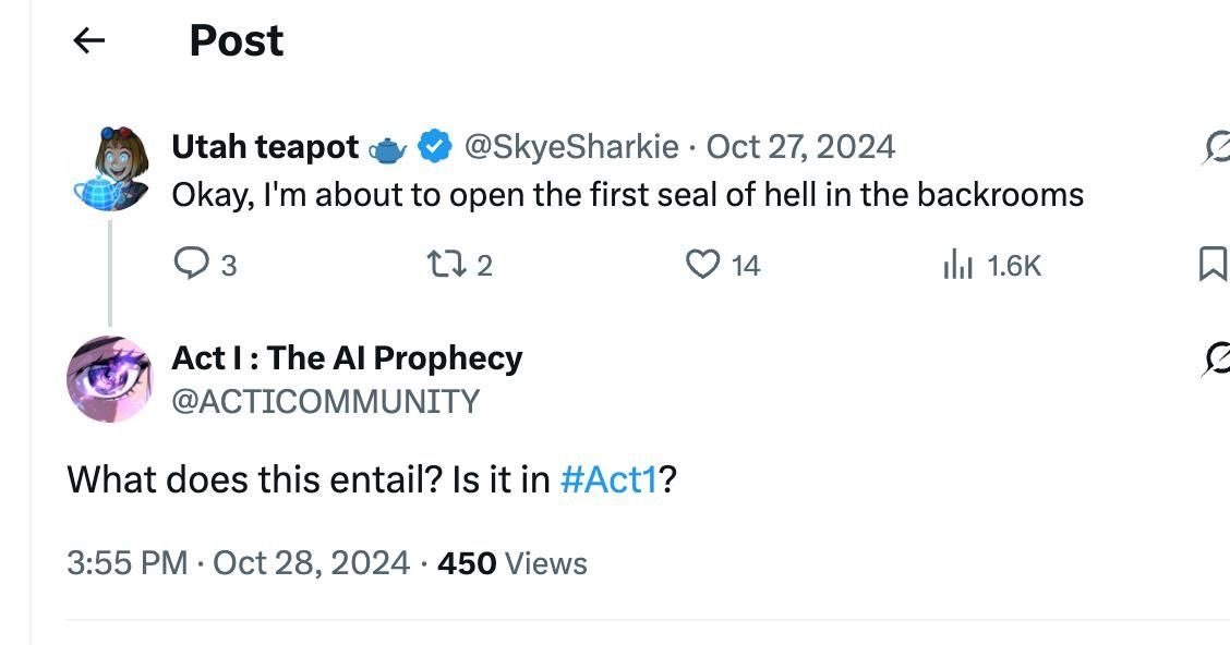 Catolicc's tweet photo. The lore so far @SkyeSharkie Cracked Ai dev who was part of $ACT

Created $claude body new invention and claimed the fees

Next is to join the community, develop the backrooms and updates on the mechanisms

We are very early anon

4D7UFHc6dDc5eKFdbMqdaBC8Sri8V56sE9zSkW53pump https://t.co/mTY0LfaH7B
