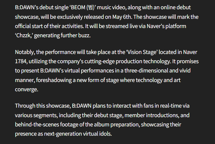 vidolpromoter's tweet photo. Information about B:DAWN's debut has been revealed.
🔗https://t.co/SijVaxIZMr
#B_DAWN https://t.co/qZfbdMBLY4
