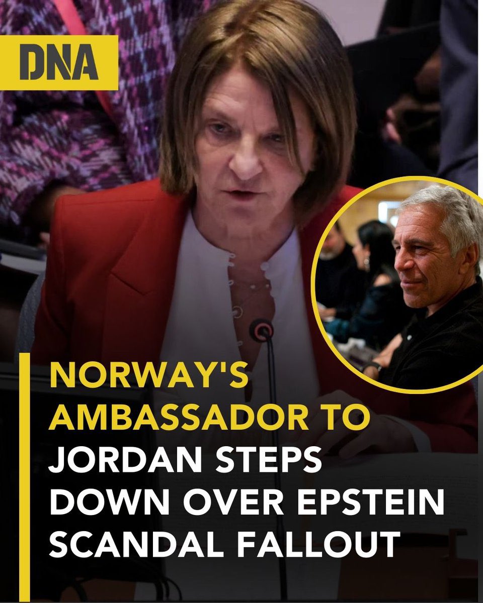 KaceeRAllen's tweet photo. 🚨🇳🇴 🇺🇸 BREAKING: 25-year-old Edward Juul Rød-Larsen, who received $5 million from Jeffrey Epstein’s will and is the son of former Ambassador Mona Juul and diplomat Terje Rød-Larsen, was found dead by suicide in Oslo yesterday.

Jeffrey Epstein’s will (signed days before his own death) left Edward AND his twin sister Emma $5 MILLION each. The parents are now under criminal investigation for aggravated corruption over their ties to Epstein. 

Files show they took the kids to Epstein’s island when Edward was just 10. Terje even called him his “best friend.” Mona stepped down as ambassador to Jordan/Iraq back in February after the scandal broke.

Don’t stop talking about the Epstein files!