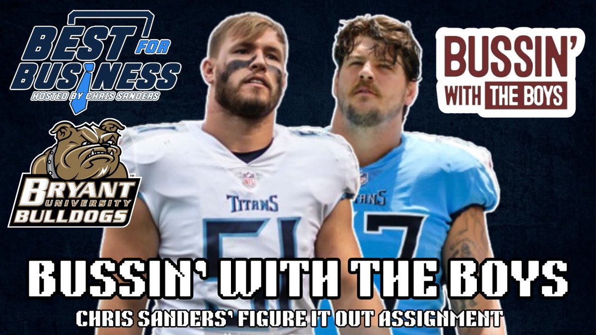 ChrisSandersOff's tweet photo. Special thanks also to @_willcompton &amp; @TaylorLewan77 of @BussinWTB for the chance to chat with at Radio Row and to @BryantSportsInd for the opportunity! 

Who’s the next football player to have on? 

@Jeremy_Ruckert1 ??
@AdrianPeterson ??
@christianfauria ?? https://t.co/VTtwOs5wpf