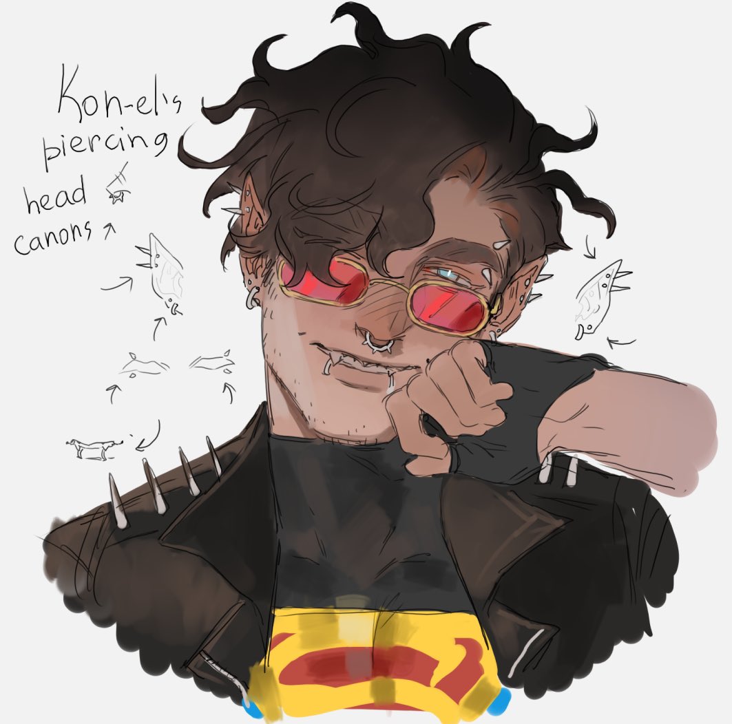 nsfwRBG18's tweet image. Piercing head canons tho
#connerkent #superboy