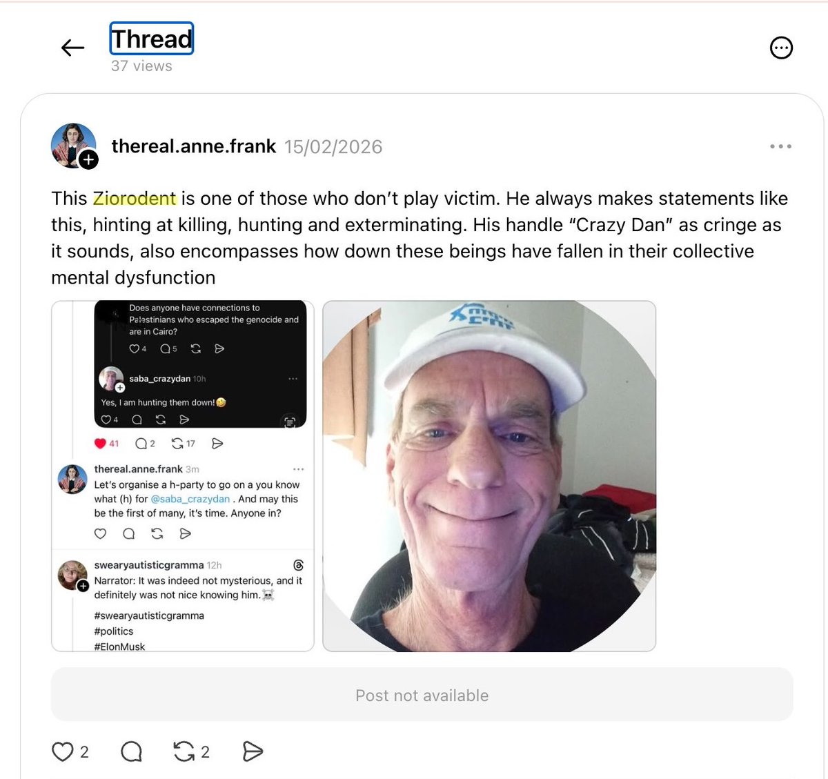 Steve_Cooke's tweet image. The Green Party must condemn Newcastle City Council candidate Tina Ion’s hateful conduct. I’m reporting her to the police. Despite denying #antisemitism, she uses terms like “Ziorodent”, claims Israel harvests Palestinian organs, and that “cannibalism stems from Zionism”.
