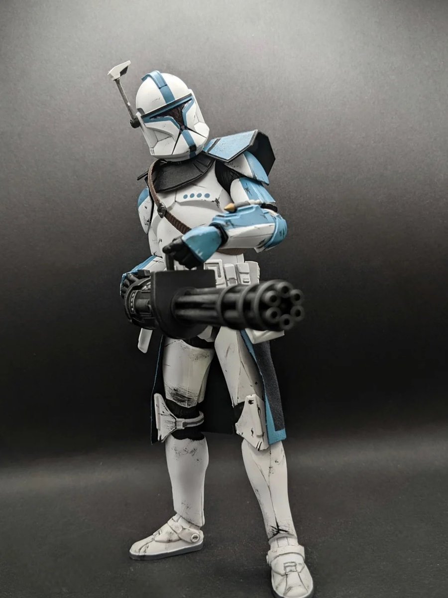JediCollecting's tweet image. Muunilinst 10 ARC Trooper (Rotary Cannon) by @bebb.art (IG)! 

#StarWars